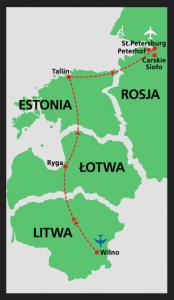 Litwa Łotwa Estonia Rosja 2015