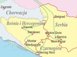 Wycieczka Bałkańska natura Bośnia i Hercegowina, Serbia, Czarnogóra 2020